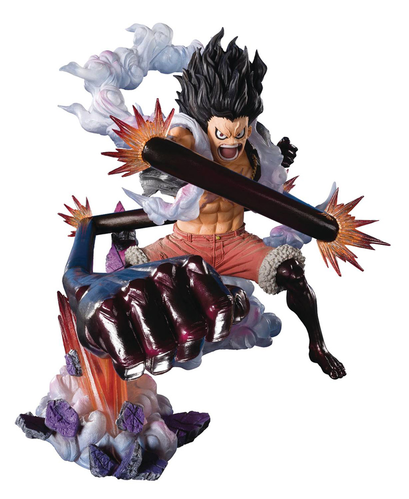Image: One Piece Figuarts Zero Action Figure: Monkey D Luffy - Gear 4 King Cobra  - Tamashii Nations