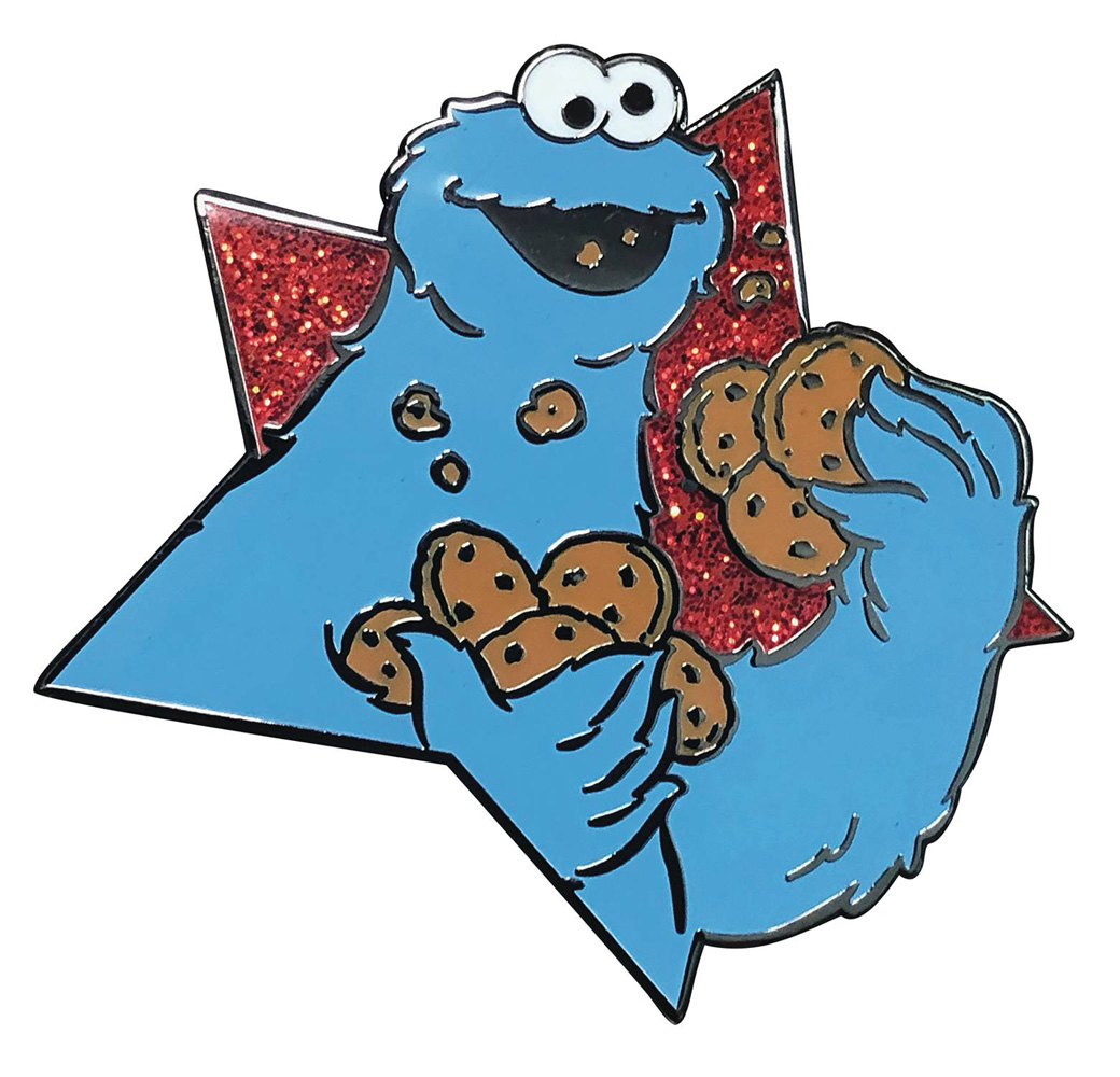 Image: Sesame Street Collectible Star Series Enamel Pin: Cookie Monster  - Zen Monkey Studios LLC