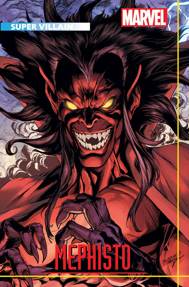 Image: Heroes Reborn #1 (Mephisto Super Villain variant cover - Bagley) - Marvel Comics
