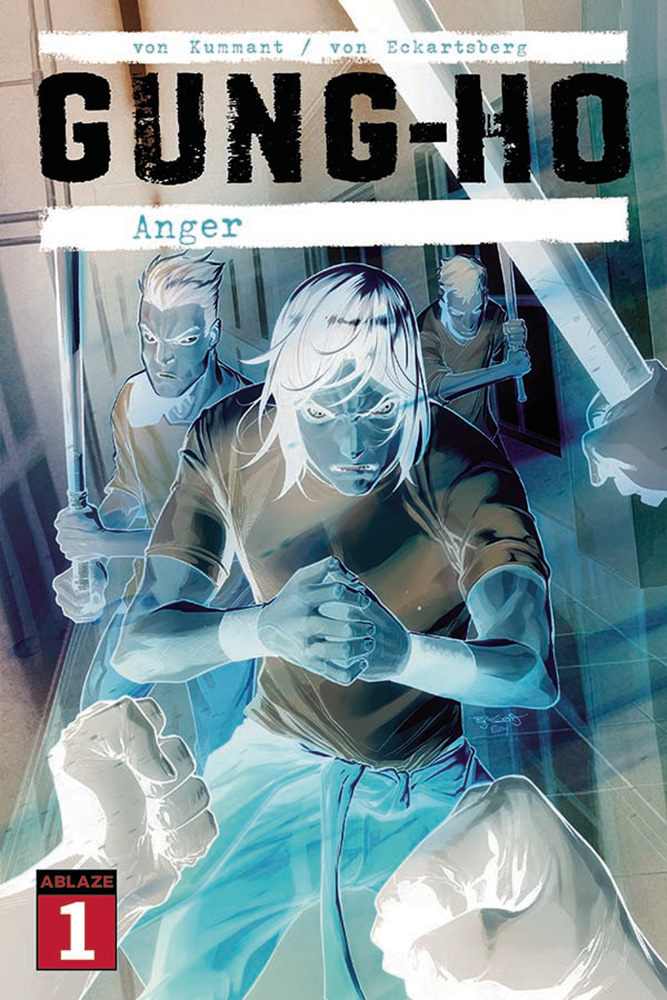 Image: Gung-Ho: Anger #1 (incentive 1:50 cover - Stephen Segovia negative) - Ablaze