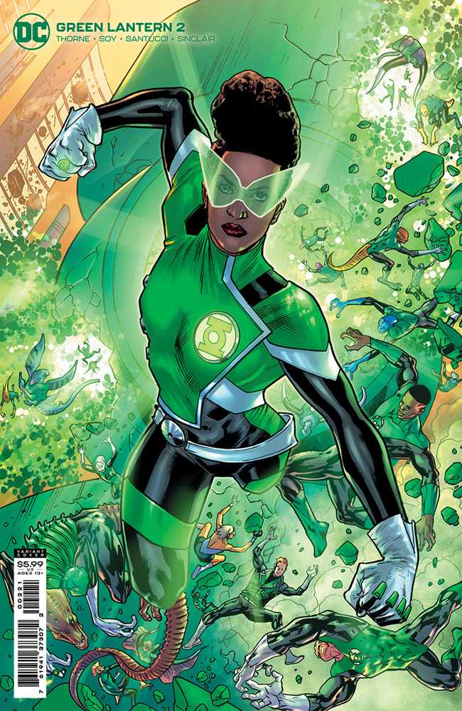Image: Green Lantern #2 (variant card stock cover - Bryan Hitch)  [2021] - DC Comics