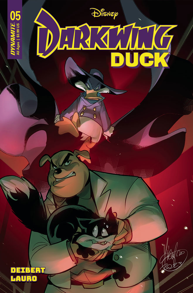 Image: Darkwing Duck #5 (cover B - Andolfo) - Dynamite