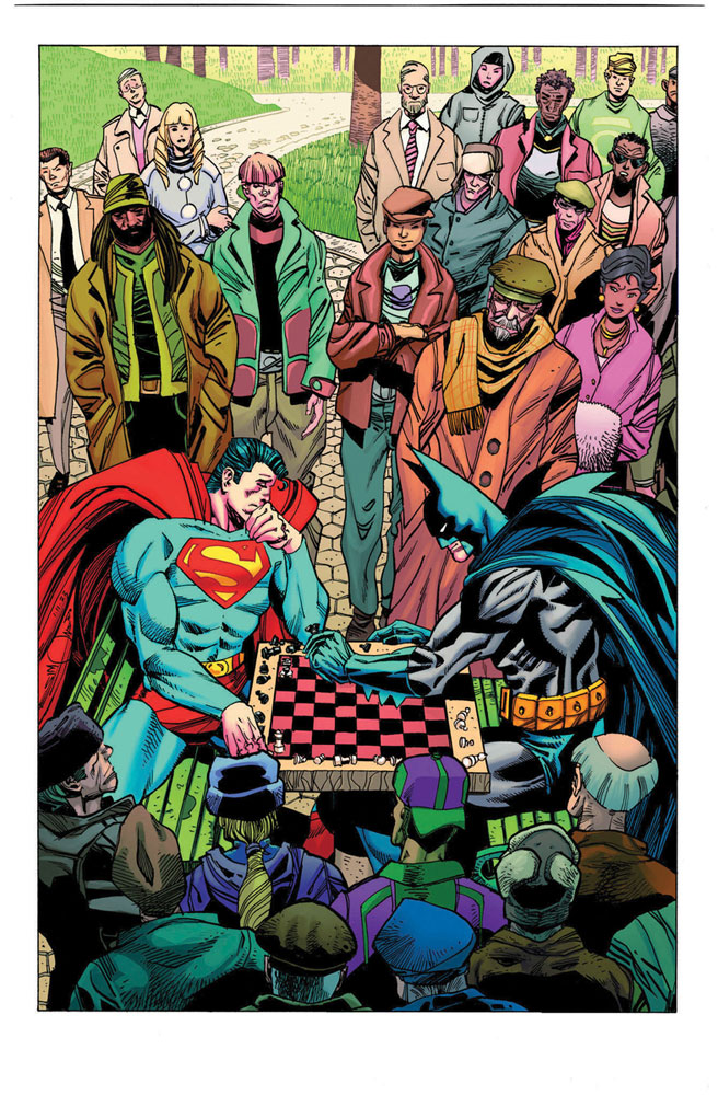 Image: Batman / Superman: World's Finest #15 (cover C incentive 1:25 cardstock - Walter Simonson)  [2023] - DC Comics