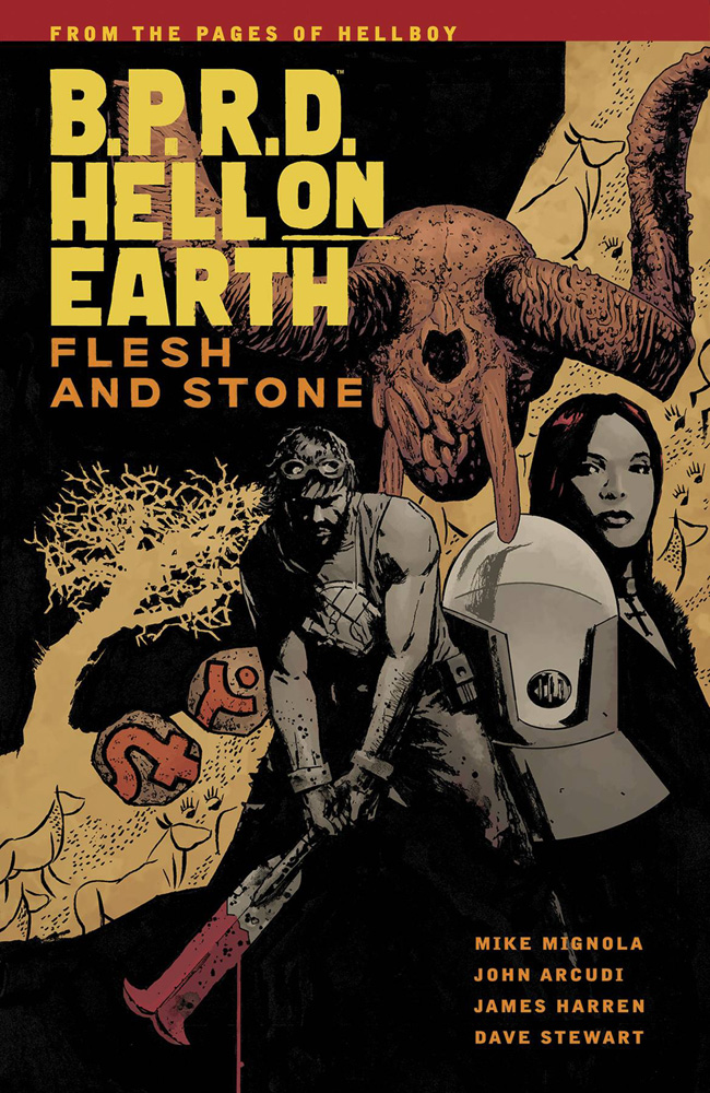 Image: B.P.R.D. Hell on Earth Vol. 11: Flesh and Stone SC  - Dark Horse Comics