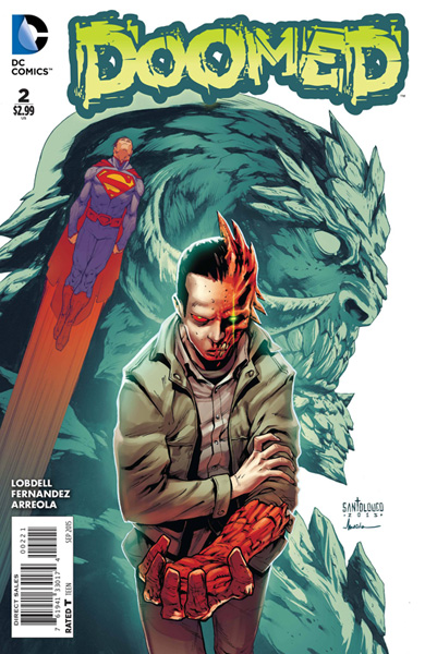 Image: Doomed #2 (variant cover - Santoluoco) - DC Comics