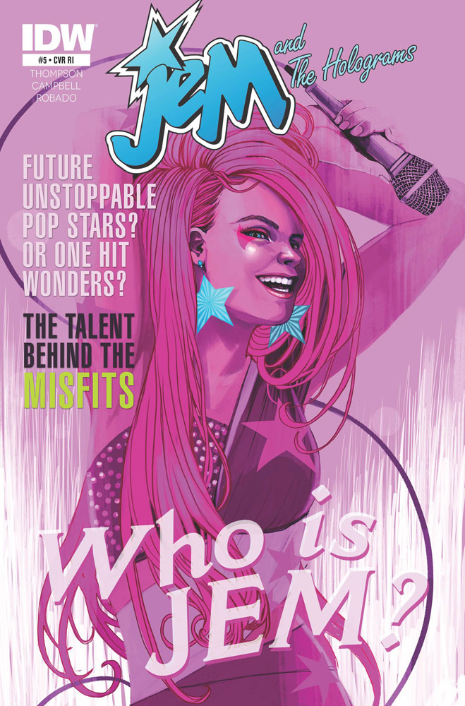 Image: Jem and the Holograms #5 (variant incentive cover - Hans) (10-copy) - IDW Publishing