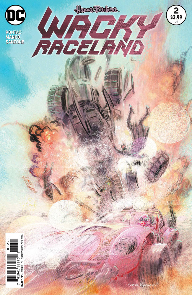 Image: Wacky Raceland #2 (variant cover - Kyle Baker) - DC Comics