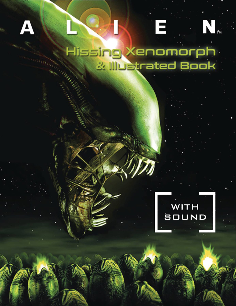 Image: Alien Hissing Xenomorph & Illustrated Book Kit  (with Sound) - Running Press