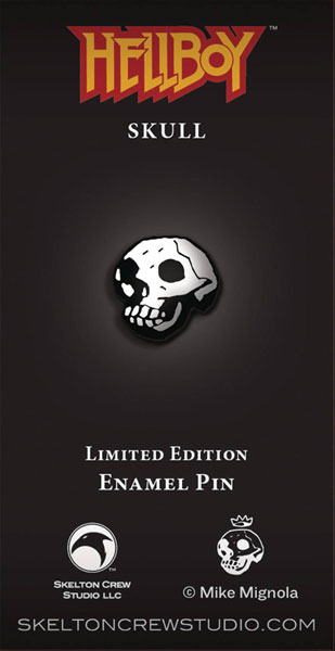 Image: Hellboy Limited Edition Enamel Pin: Skull  - Skelton Crew Studio, LLC