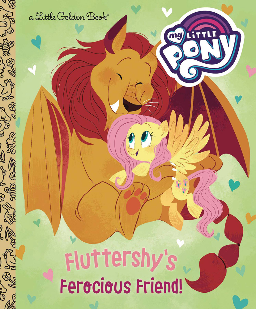 Image: My Little Pony Little Golden Book: Fluttershy's Ferocious Friend  - Golden Books