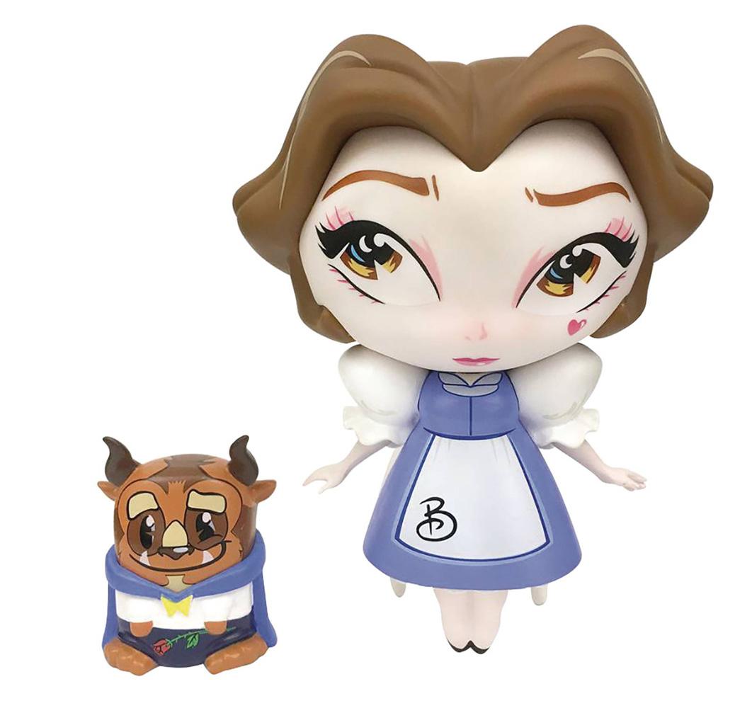 Image: Miss Mindy Vinyl Figure: Belle with Mini Beast  - Enesco Corporation