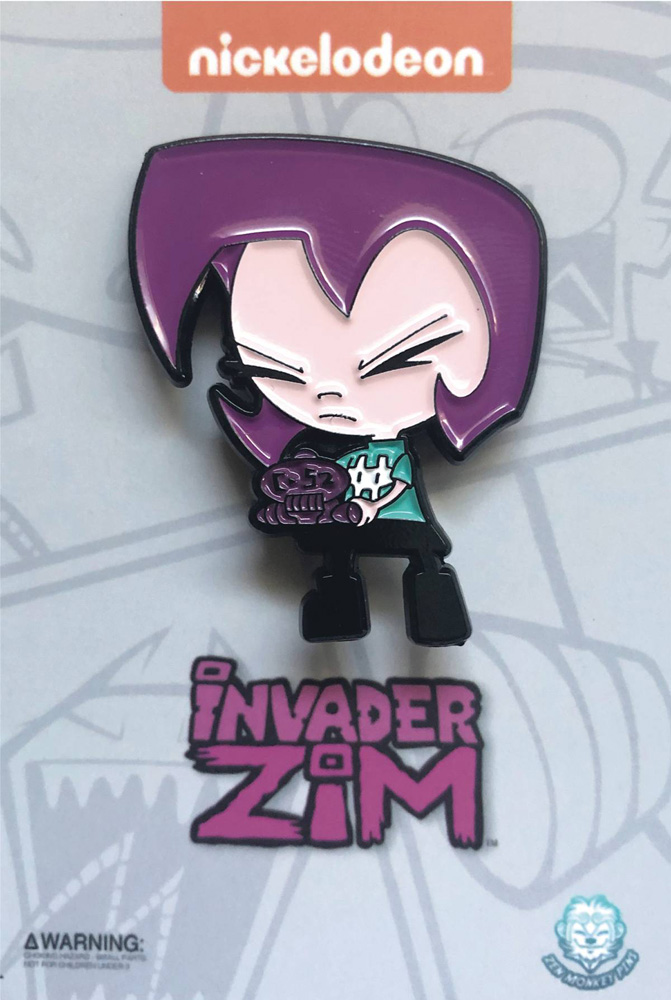 Image: Invader Zim Pin: Gaz with Video Game  - Zen Monkey Studios LLC