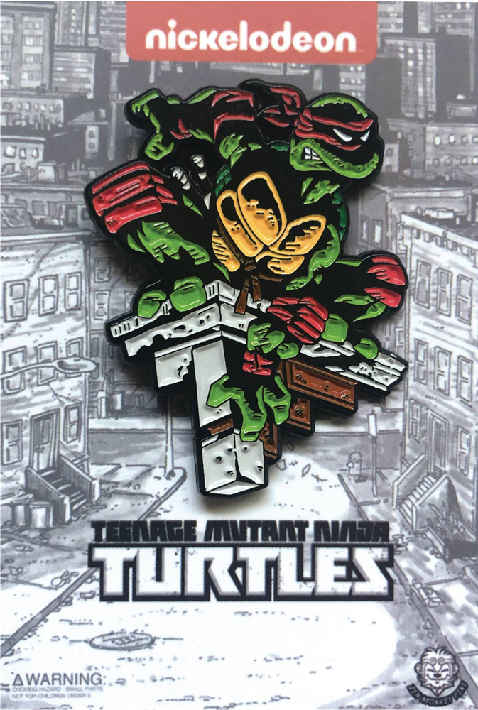 Image: Teenage Mutant Ninja Turtles Pin: Comic Nightwatch Raphael  - Zen Monkey Studios LLC