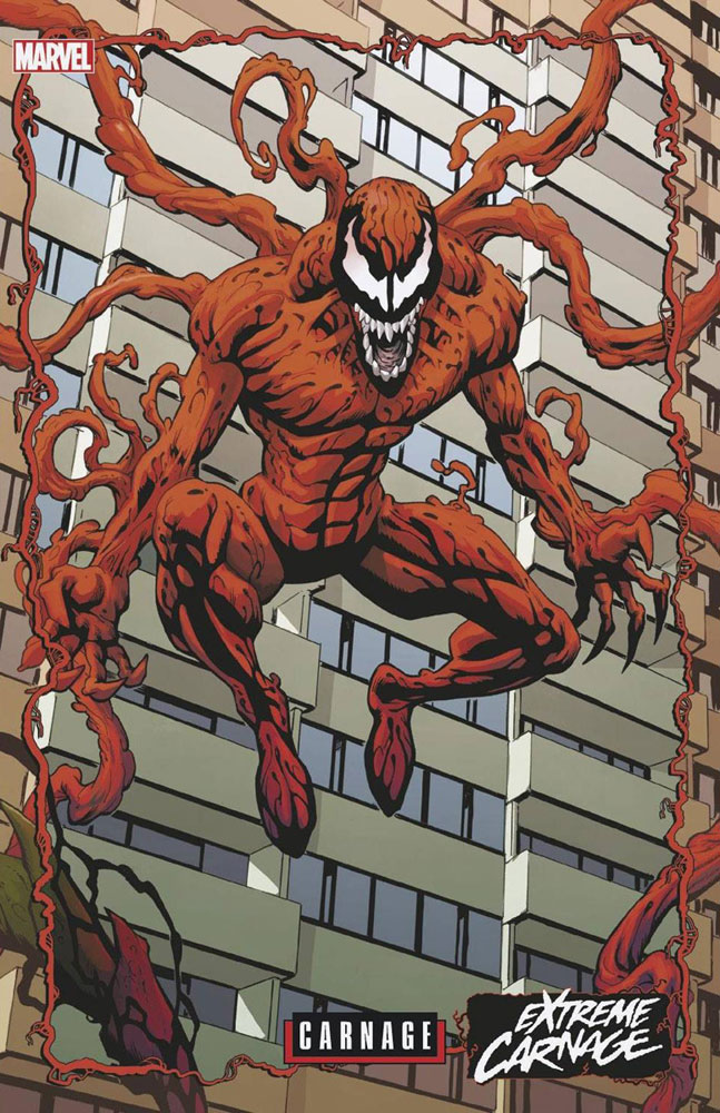 Image: Extreme Carnage: Alpha #1 (variant Connecting Trading Card A cover - Johnson)  [2021] - Marvel Comics