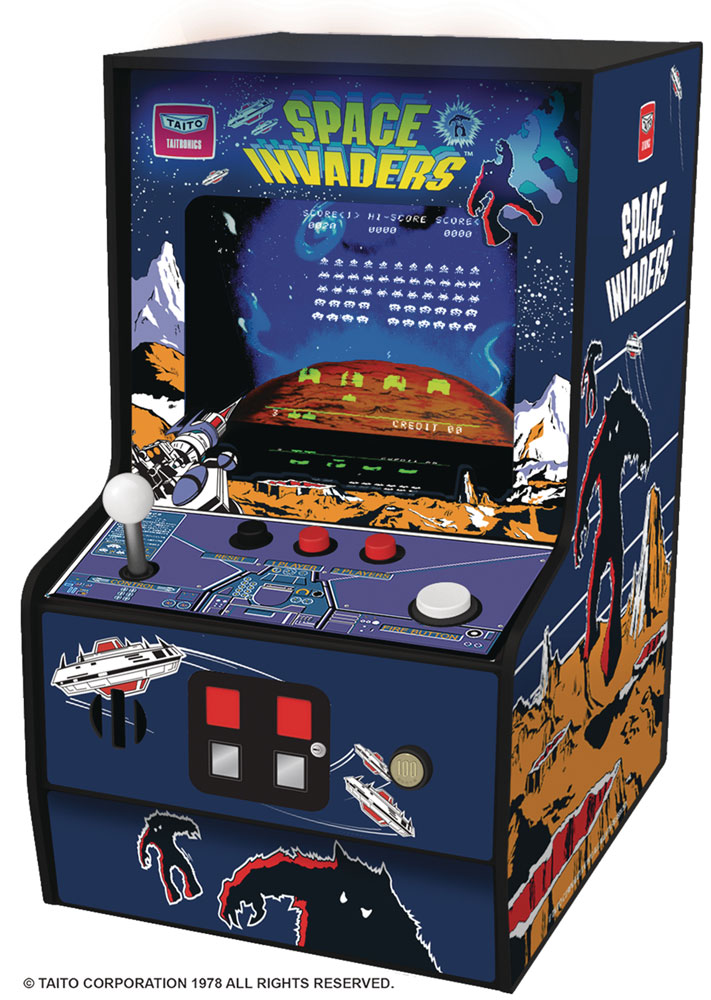 Image: Micro Arcade Player: Retro Space Invaders  (6.75-inch) - Dreamgear LLC