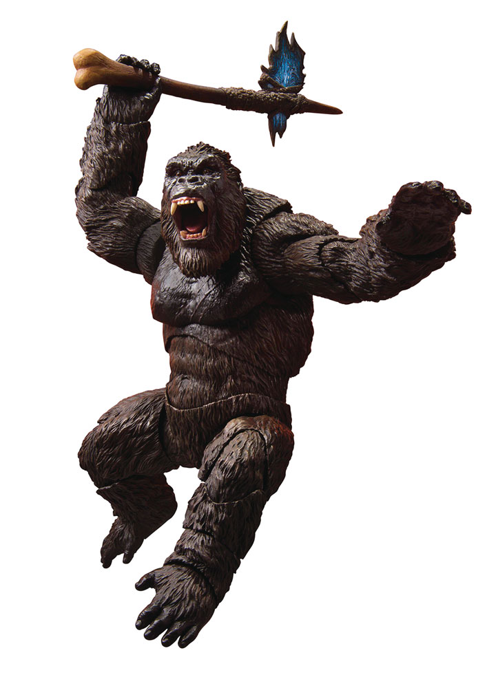 Image: Godzilla vs. Kong S.H. MonsterArts Action Figure: Kong from Godzilla vs. Kong  (2021) - Tamashii Nations