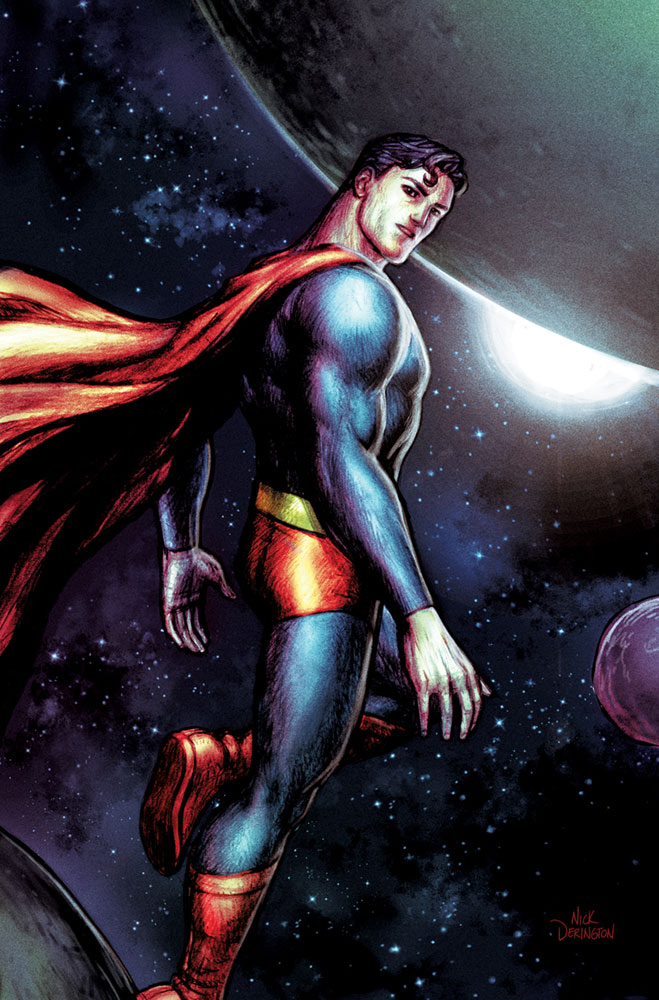 Image: Superman: Space Age #1 (cover C incentive 1:25 - Nick Derington)  [2022] - DC Comics