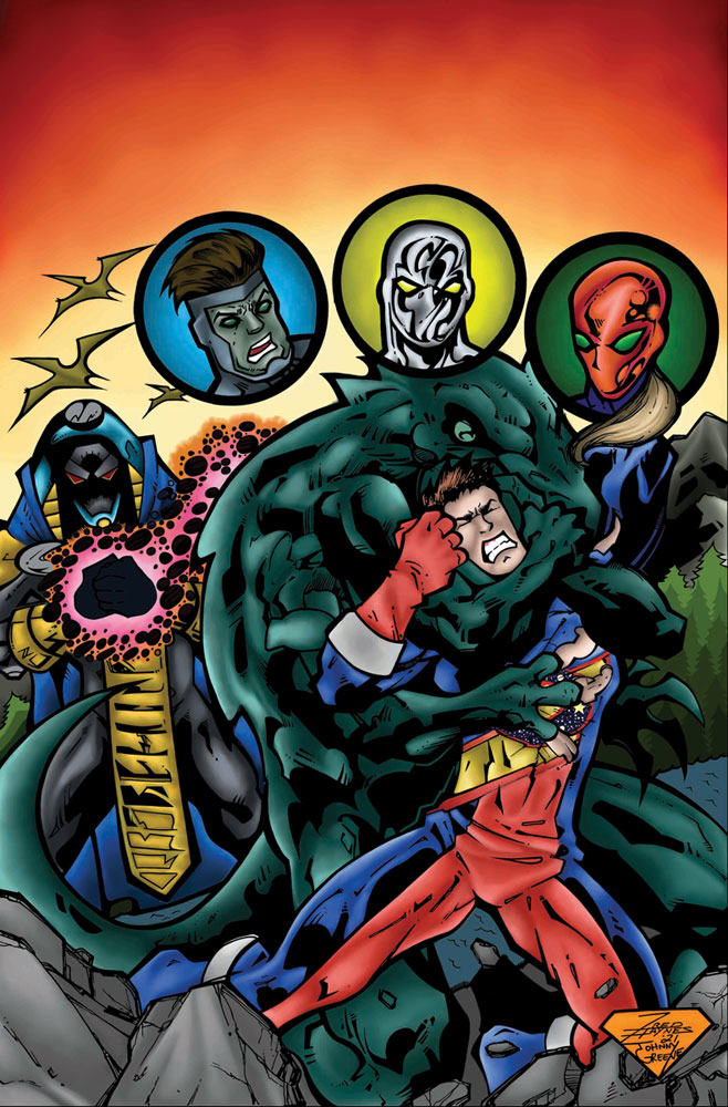 Image: Phazer Universe #1 (cover G - Metal Blackray) - American Mythology Productions