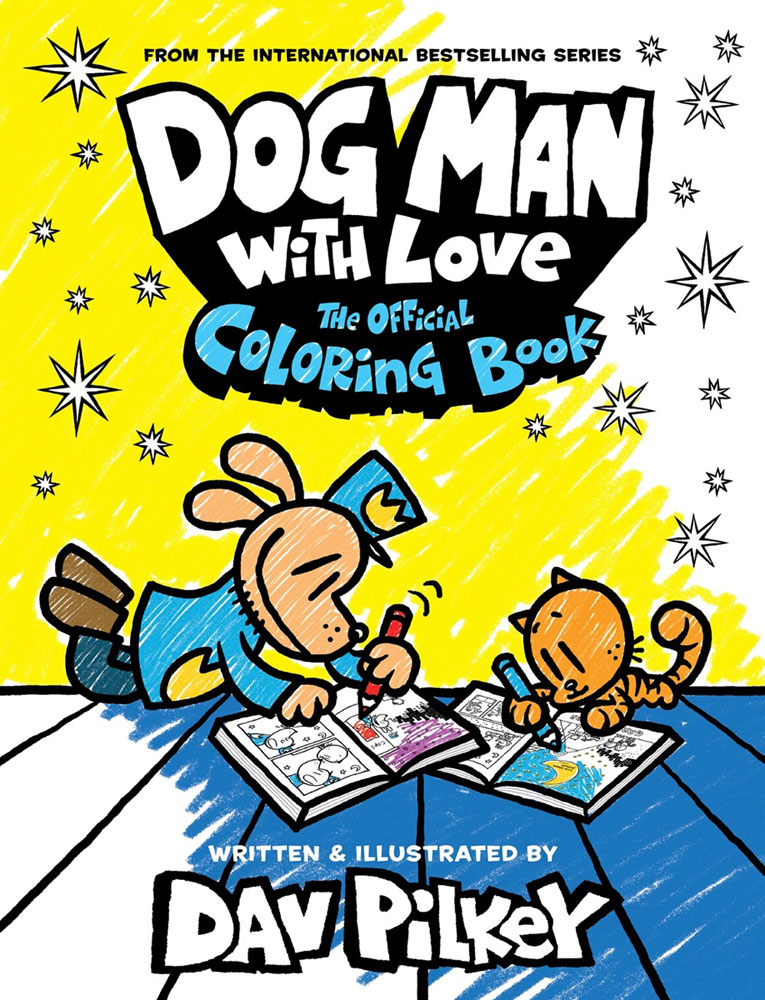 Dog Man with Love Official Coloring Book Westfield Comics