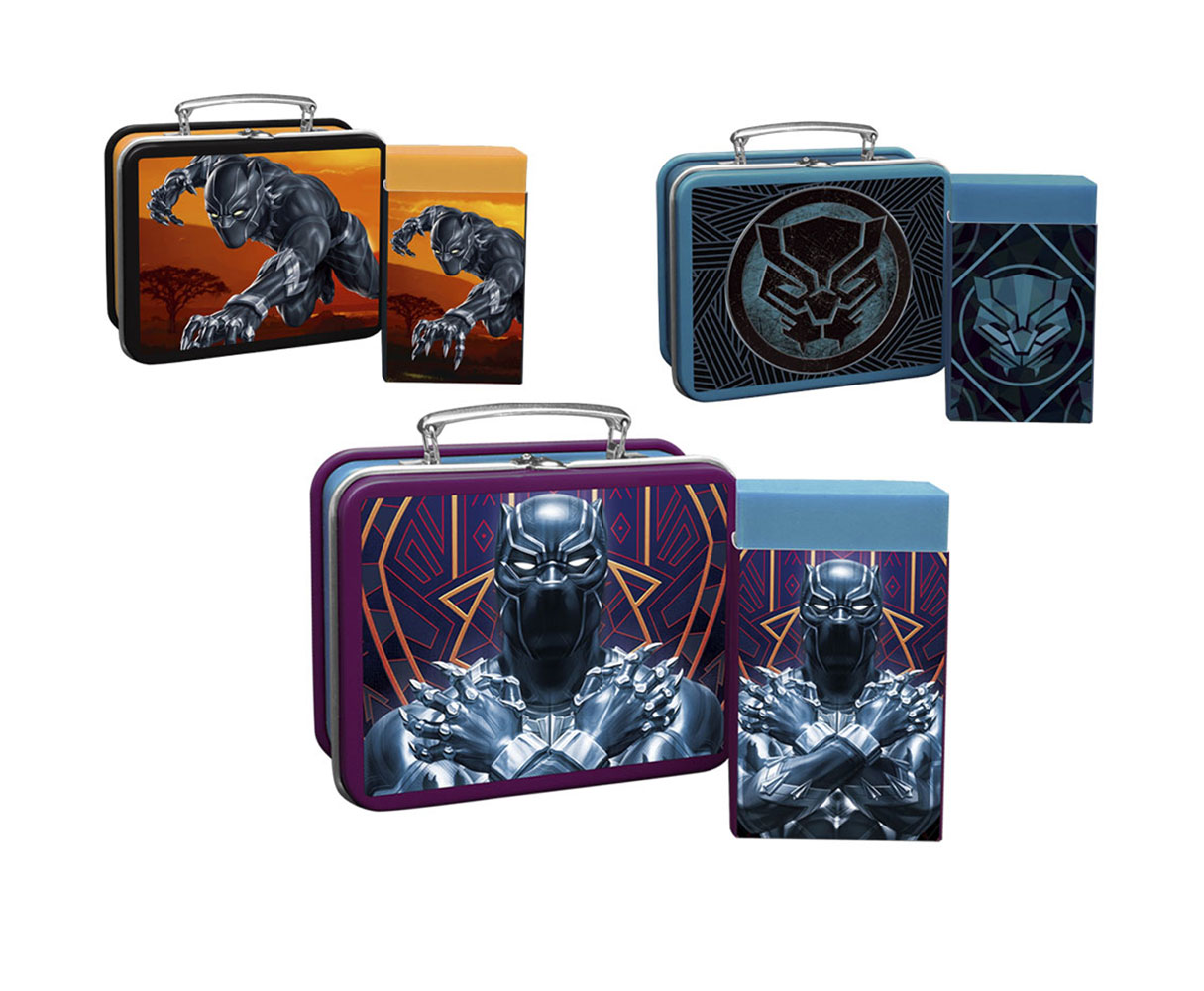 Metakeshi Black Panther Mini Lunchbox Ser6 Blind Mystery Box Display