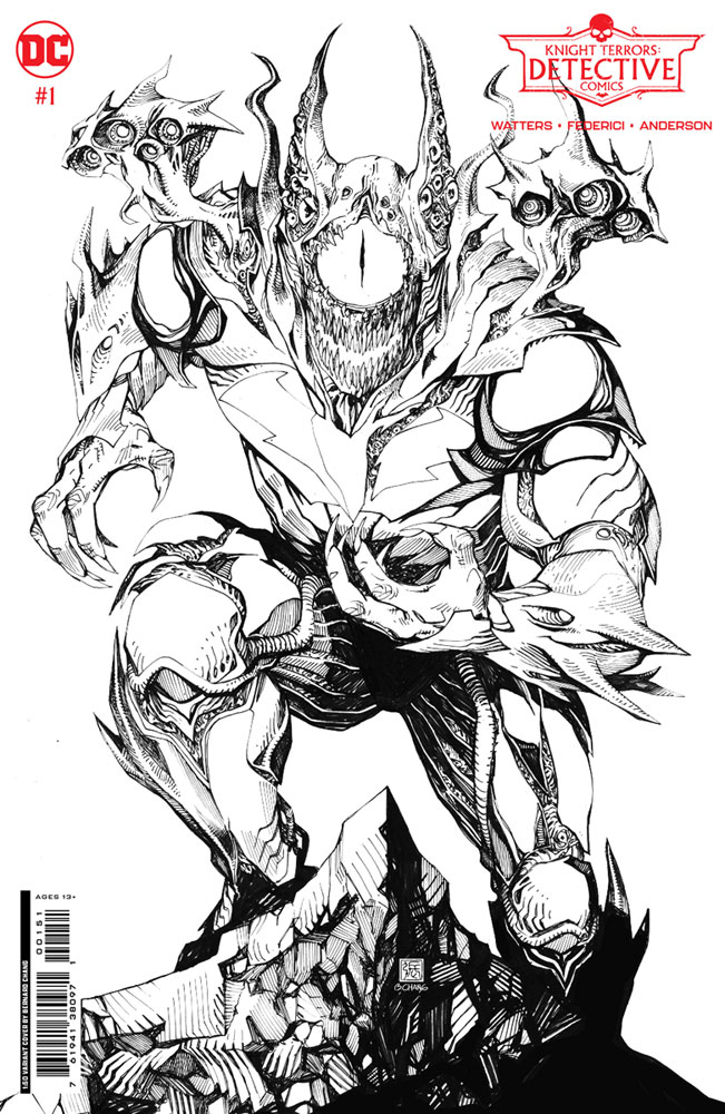 Image: Knight Terrors: Detective Comics #1 (cover F incentive 1:50 cardstock - Bernard Chang) - DC Comics