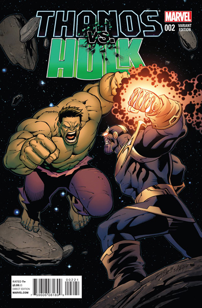 Image: Thanos vs. Hulk #2 (variant cover - Lim) - Marvel Comics