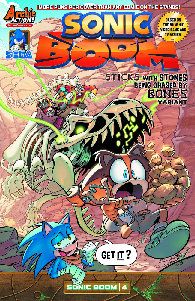 Sonic Boom 4 Variant Cover Westfield Comics