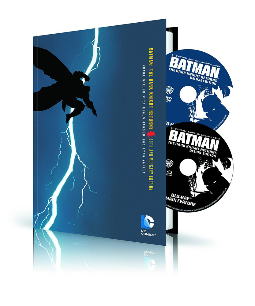Image: Batman: The Dark Knight Returns HC Book & DVD/BluRay Set  - DC Comics