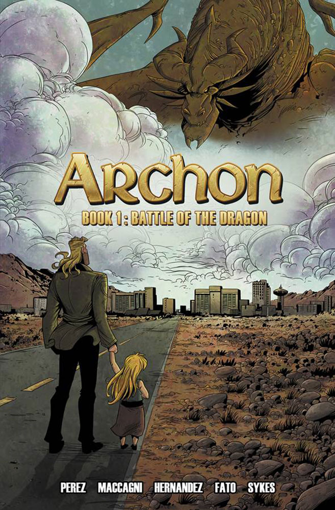 Image: Archon Book 01: Battle of the Dragon SC  - Action Lab Entertainment