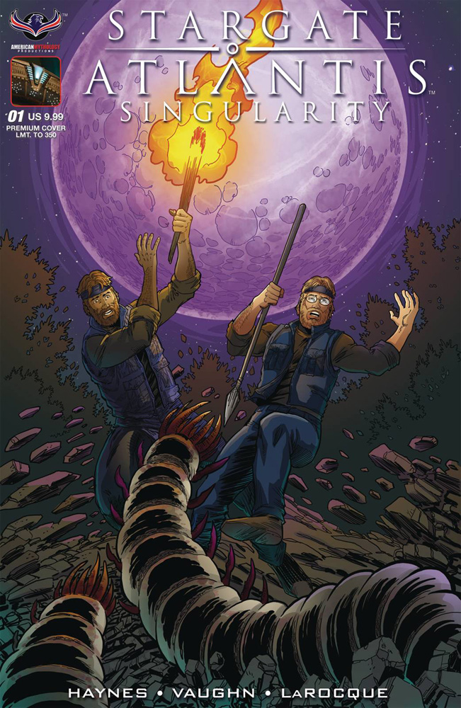 Image: Stargate Atlantis: Singularity #1 (Premium cover - Hilinski)  [2018] - American Mythology Productions