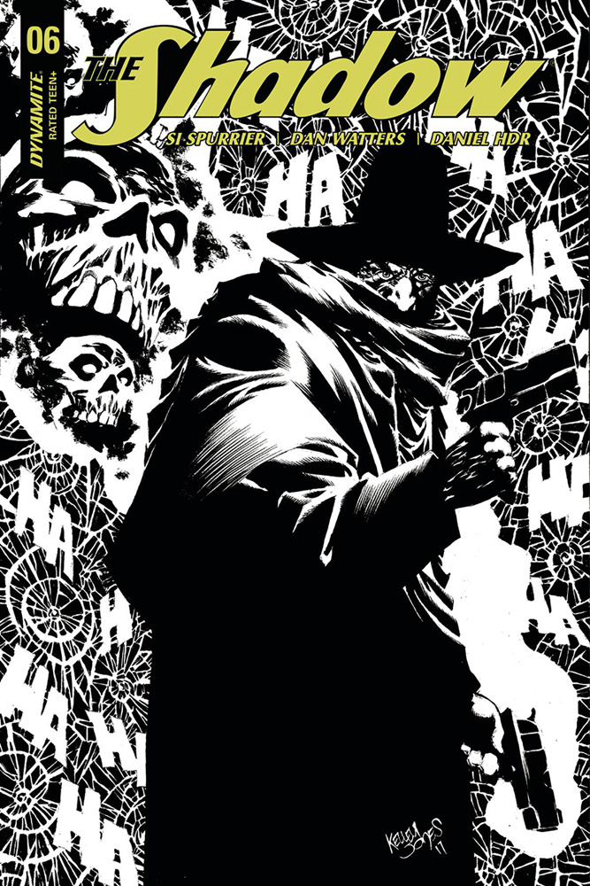 Image: Shadow Vol. 03 #6 (cover G incentive - Jones B&W) (40-copy)  [2018] - Dynamite