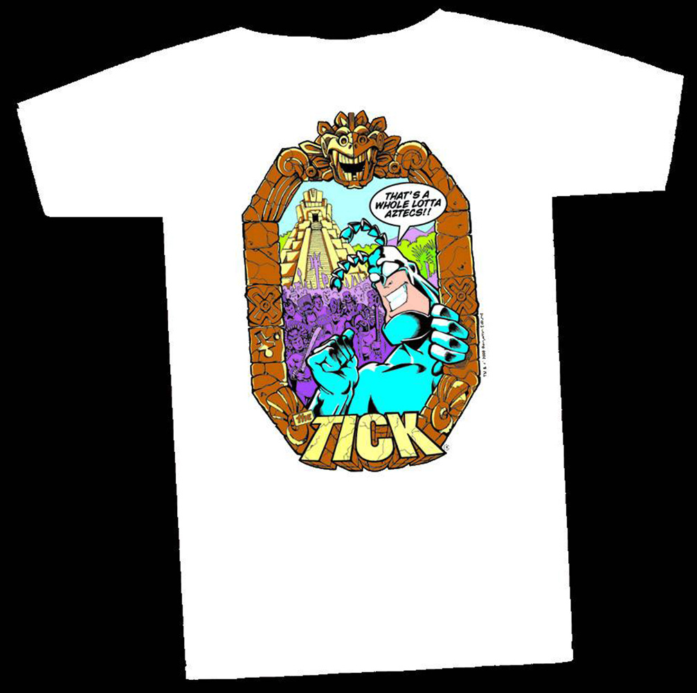 Image: Tick T-Shirt: Whole Lotta Aztecs  (M) - New England Comics