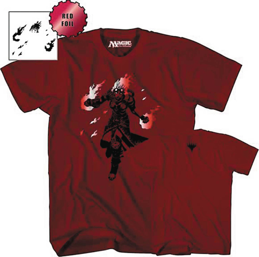 Image: Magic the Gathering T-Shirt: Chandra Nalaar [Red]  (S) - Mad Engine