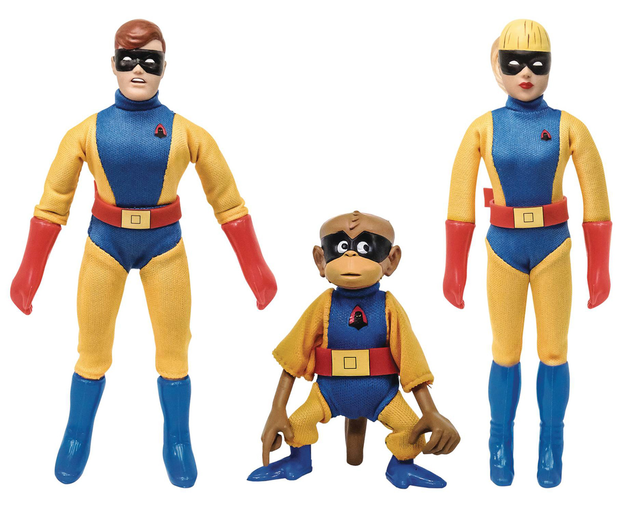 Hanna Barbera Space Ghost Blip Jan & Jace 8inch Action Figure 3 Pack