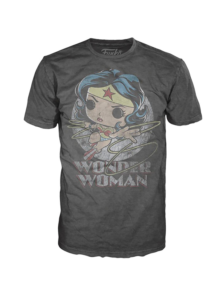 Image: Pop! Tees DC T-Shirt: Wonder Woman  (L) - Funko
