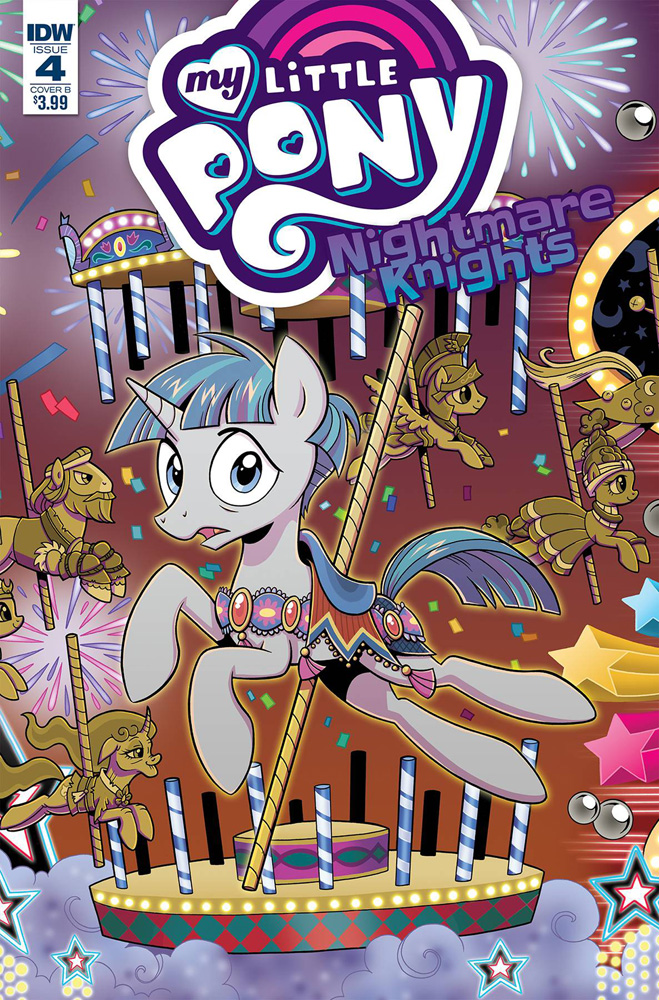 Image: My Little Pony: Nightmare Knights #4 (cover B - Hickey) - IDW Publishing