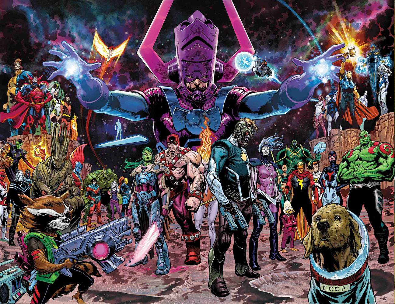 Guardians of the Galaxy #1 Wraparound cover