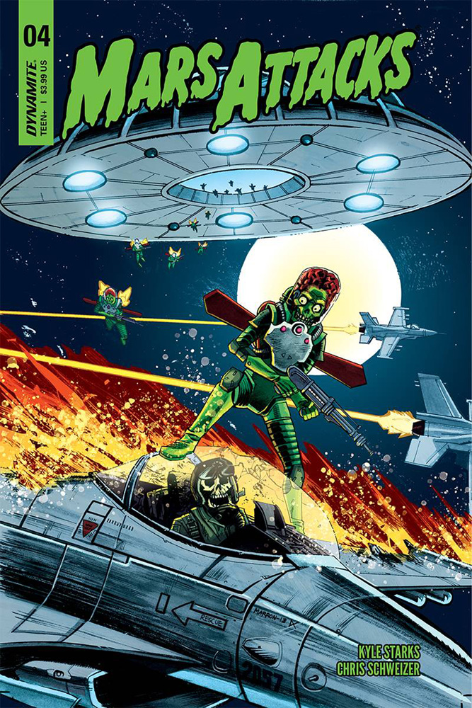 Image: Mars Attacks #4 (cover C - Marron) - Dynamite