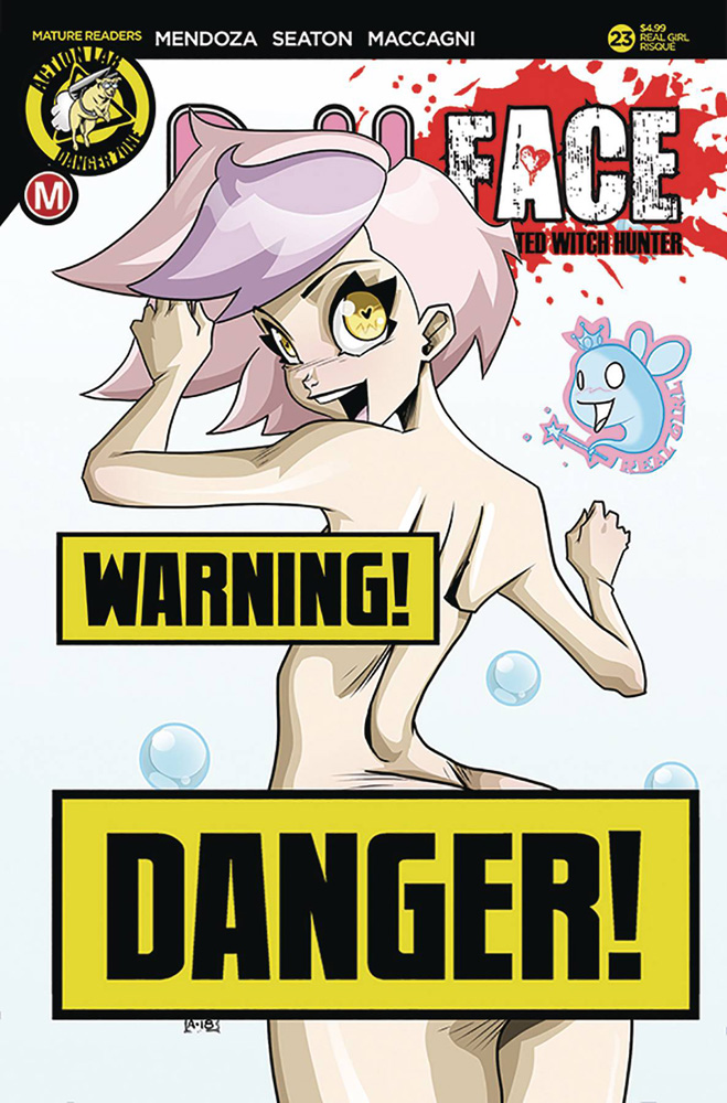 Image: Dollface #23 (cover F - Mendoza Real Girl Risque) - Action Lab - Danger Zone