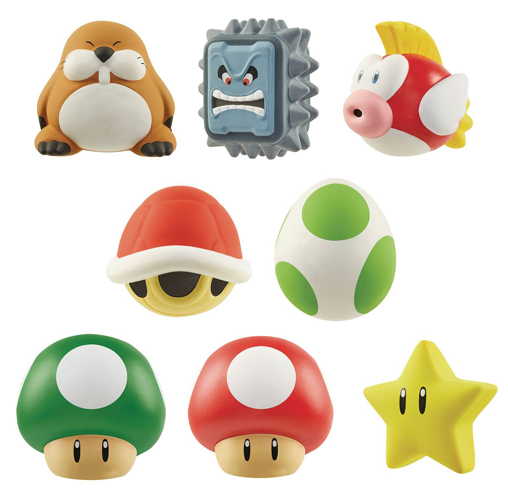 Image: World of Nintendo Squish Toy Blind Mystery Box Wv2 Display  - Jakks Pacific