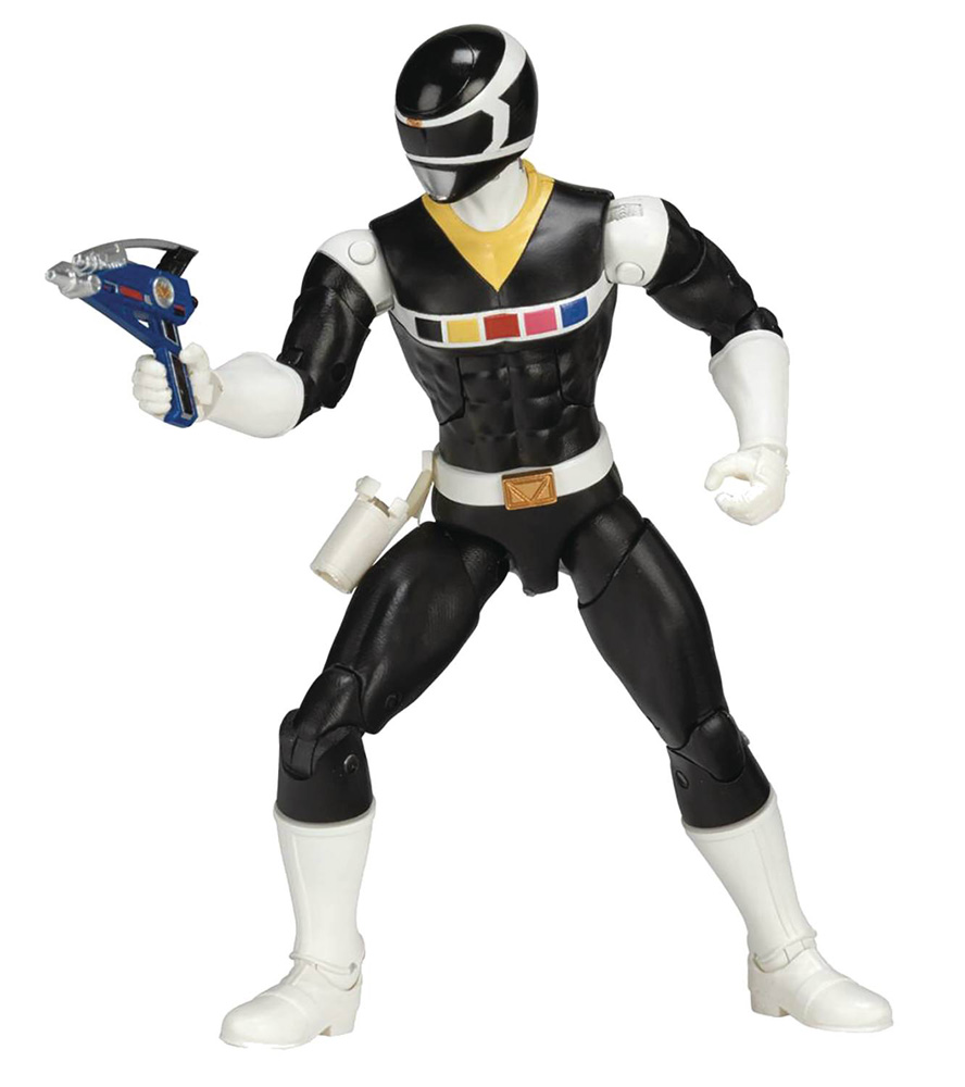 Image: Power Rangers Legacy in Space Black Ranger 6-Inch Action Figure Case  - Bandai America