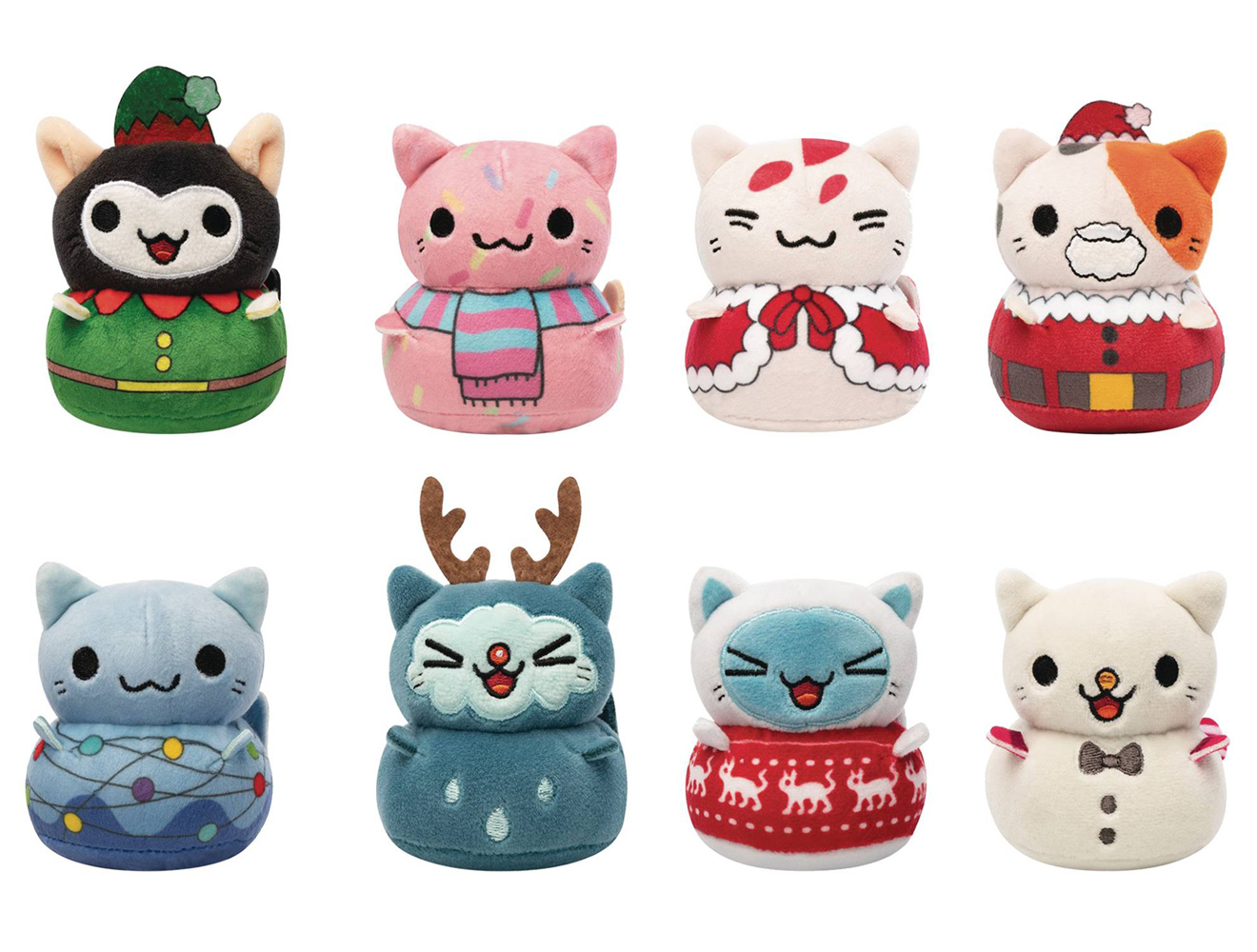 Image: Mystery Minis Kleptocats Holiday 12-Piece Blind Mystery Box Plush Display  - Funko