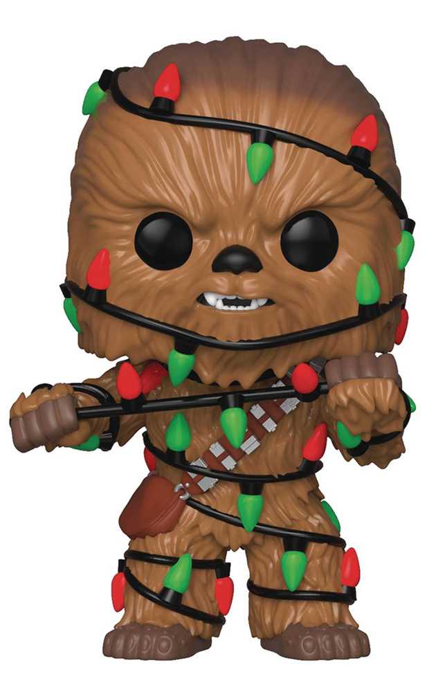 Image: Pop! Star Wars Vinyl Bobble-Head 278: Chewbacca  (Holiday) - Funko