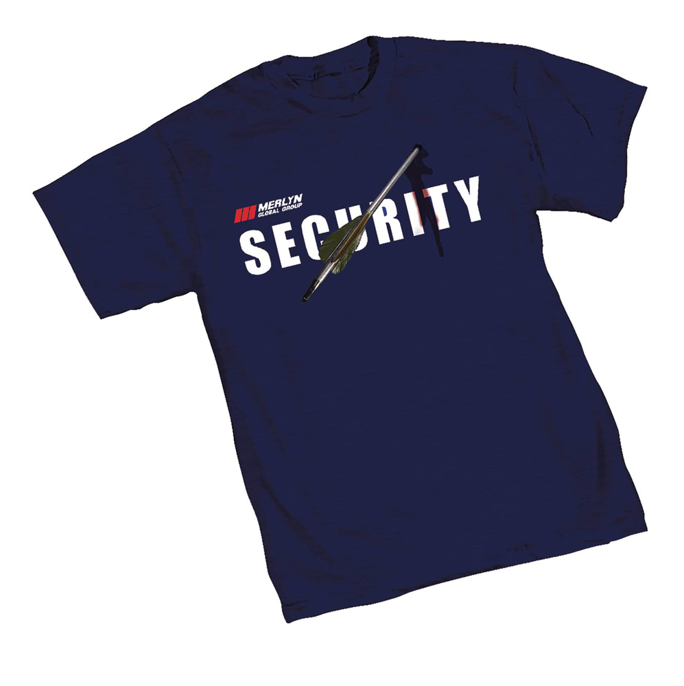 Image: Arrow T-Shirt: Merlin Security  (S) - Graphitti Designs