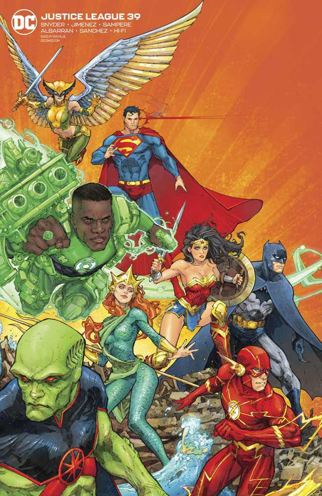 Image: Justice League #39 (variant cover - Kenneth Rocafort)  [2020] - DC Comics
