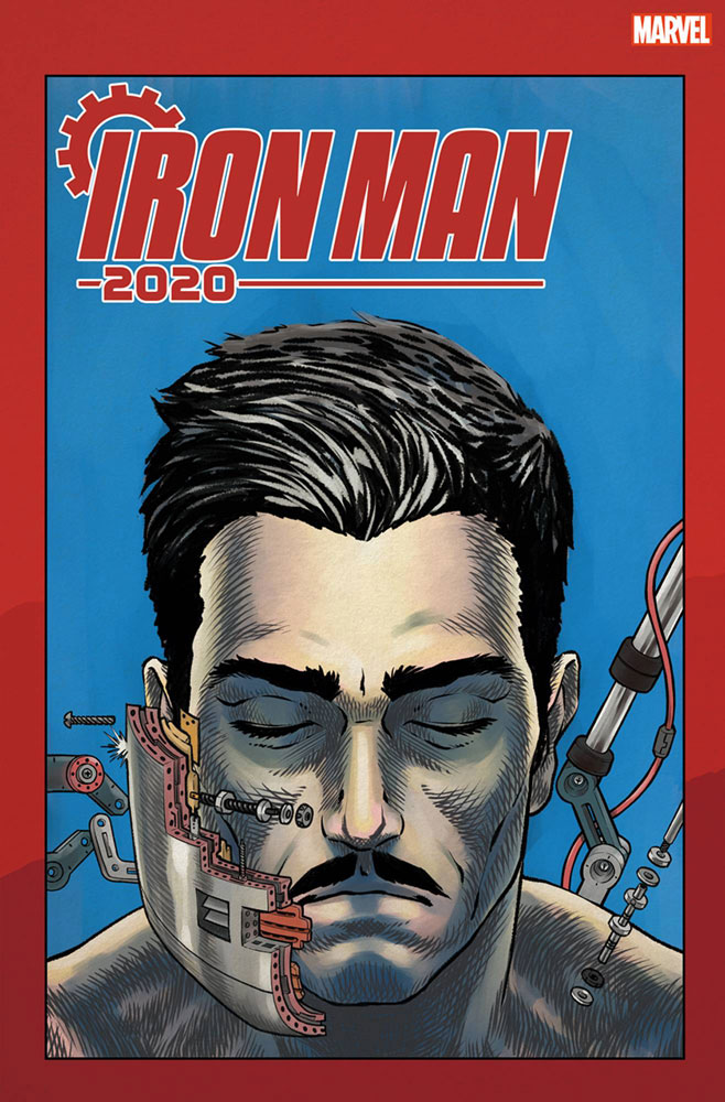 Iron Man 2020 #1 (variant Superlog Heads cover - Superlog) [2020