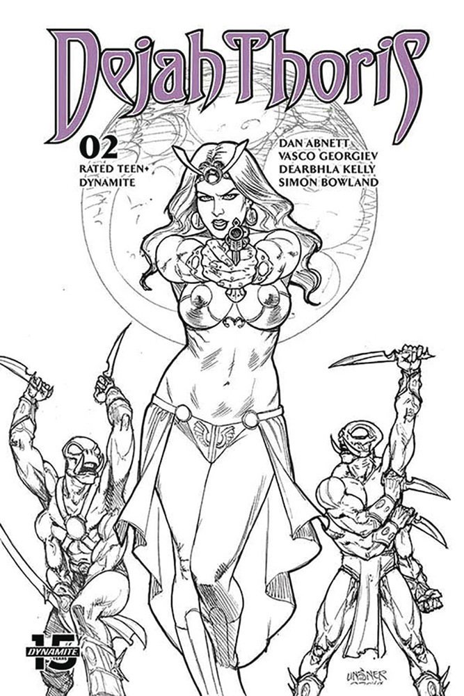 Image: Dejah Thoris Vol. 03 #2 (incentive 1:50 cover - Henderson B&W)  [2020] - Dynamite