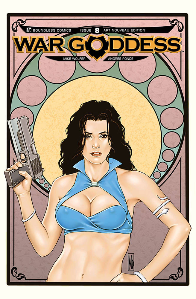 Image: War Goddess #8 (variant cover - Art Nouveau) - Boundless Comics