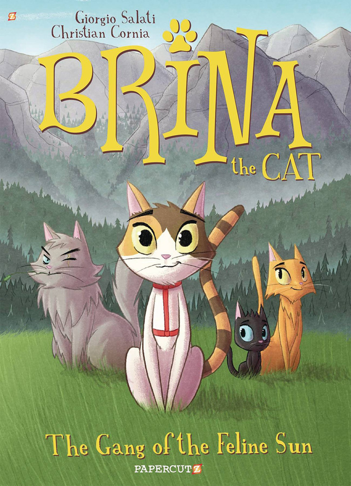 Image: Brina the Cat: The Gang of the Feline Sun SC  - Papercutz