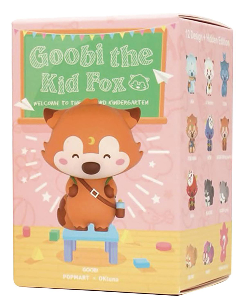 Image: Pop Mart Goobi the Kid Fox 12-Piece Blind Mystery Box Display  - Pop Mart